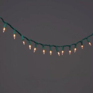 NIB! Target Set 100 and 50ct Incandescent Christmas Lights Clear w/ Green Wire